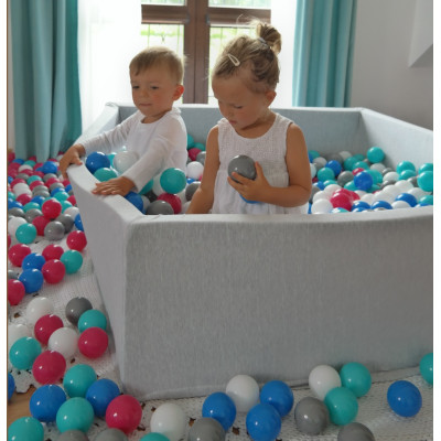 Square large ball pit + 1200 balls